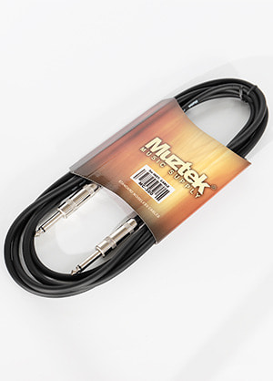 Muztek MC-300 Noiseless Cable 뮤즈텍 노이즈리스 기타/베이스 케이블 (일자,일자,3m 국내정품 당일발송)