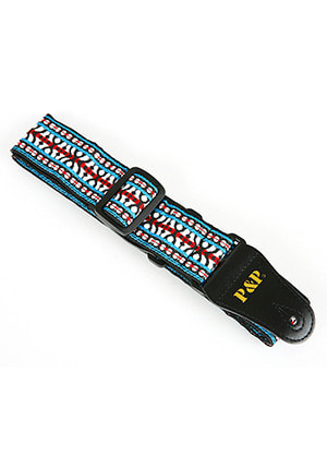 Wingo Music WS-113 Guitar &amp; Bass Strap Blue 윙고뮤직 기타 베이스 스트랩 블루 (국내정식수입품)