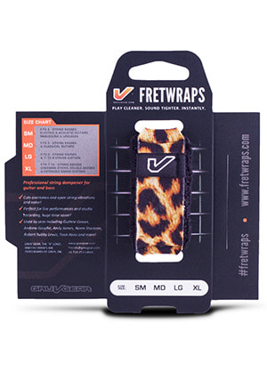 Gruv Gear FretWraps HD String Muters Leopard Medium 그루브기어 프렛랩 에이치디 스트링 뮤터 레오파드 미디엄 (1개 국내정식수입품)