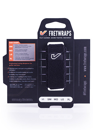 Gruv Gear FretWraps HD String Muters Black Large 그루브기어 프렛랩 에이치디 스트링 뮤터 블랙 라지 (1개 국내정식수입품)