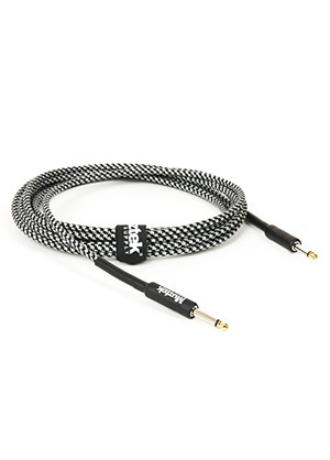 [일시품절] Muztek RS-500 BS Retro Sound Cable Black Silver 뮤즈텍 레트로 사운드 기타 베이스 케이블 블랙 실버 (일자→일자, 5m 국내정품)