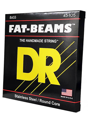 DR FB-45 Fat-Beams Stainless Steel Bass 디알 팻빔 스테인리스 4현 베이스줄 미디엄 (045-105 국내정식수입품)