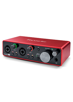 Focusrite Scarlett 2i2 3rd Gen 포커스라이트 스칼렛 투아이투 USB 오디오 인터페이스 3세대 (국내정식수입품)