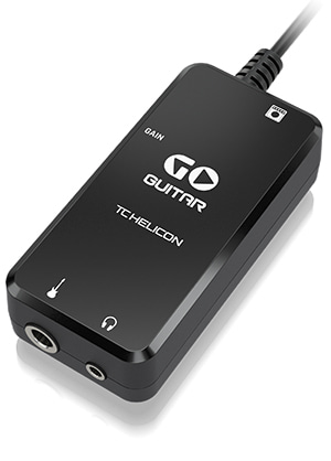 [일시품절] TC Helicon Go Guitar 티씨헬리콘 고 기타 모바일 USB 오디오 인터페이스 (국내정식수입품)