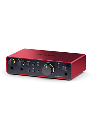 Focusrite Scarlett 2i2 4th Gen 포커스라이트 스칼렛 투아이투 USB-C 오디오 인터페이스 4세대 (국내정식수입품)