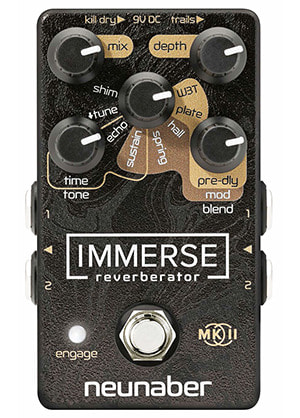 Neunaber Audio Effects Immerse Reverberator MK II 뉴네이버오디오이펙츠 이머스 리버브레이터 마크투 스테레오 리버브 (국내정식수입품)