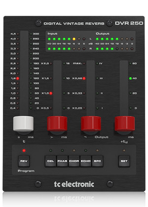 TC Electronic DVR250-DT 티씨일렉트로닉 디브알투피프티 디티 디지털 빈티지 리버브 플러그인 &amp; 컨트롤러 (국내정식수입품)