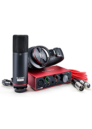 Focusrite Scarlett Solo Studio Pack 3rd Gen 포커스라이트 스칼렛 솔로 스튜디오 팩 3세대 (국내정식수입품)