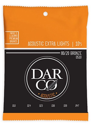 Martin D510 Darco 80/20 Bronze Acoustic Guitar Strings Extra Light 마틴 다르코 브론즈 어쿠스틱 기타줄 엑스트라 라이트 (010-047 국내정식수입품)