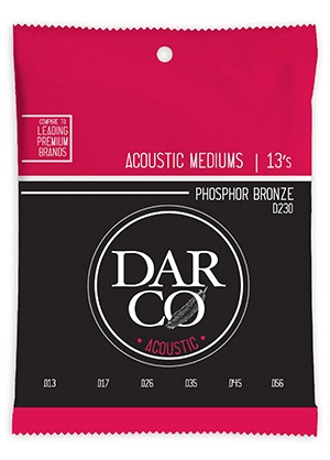 Martin D230 Darco Phosphor Bronze Acoustic Guitar Strings Medium 마틴 다르코 파스퍼 브론즈 어쿠스틱 기타줄 미디엄 (013-056 국내정식수입품)