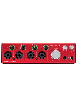 Focusrite Clarett 4Pre USB 포커스라이트 클라레타 포 프리 USB 오디오 인터페이스 (국내정식수입품)