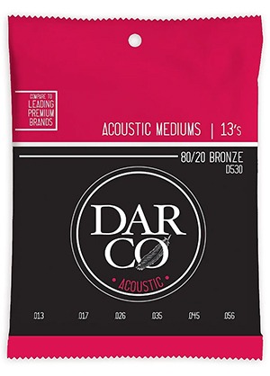 Martin D530 Darco 80/20 Bronze Acoustic Guitar Strings Medium 마틴 다르코 브론즈 어쿠스틱 기타줄 미디엄 (013-056 국내정식수입품)