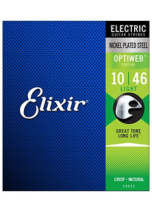 Elixir 19052 Optiweb Electric Guitar Strings Light 엘릭서 옵티웹 일렉기타줄 라이트 (010-046 국내정식수입품)