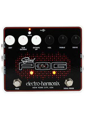 Electro-Harmonix Soul POG 일렉트로하모닉스 소울 피오지 소울 푸드 오버드라이브 폴리포닉 옥타브 제네레이터 (국내정식수입품)