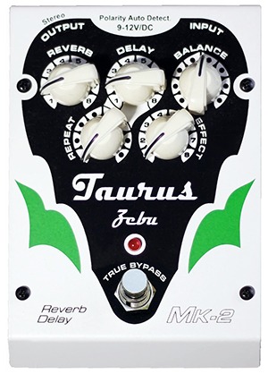 Taurus Zebu Mk2 Reverb Delay 토러스 제부 마크투 리버브 딜레이 (국내정식수입품)