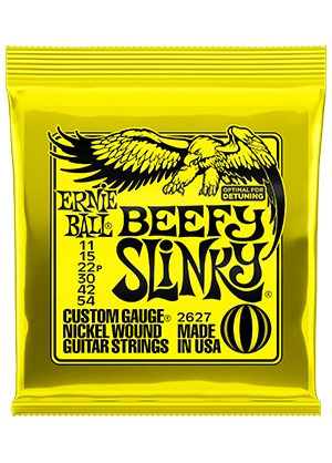 [일시품절] Ernie Ball 2627 Nickel Wound Beefy Slinky 어니볼 니켈 와운드 일렉기타줄 비피 슬링키 (011-054 국내정식수입품)