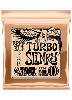 Ernie Ball 2224 Nickel Wound Turbo Slinky 어니볼 터보 슬링키 일렉기타줄 (009.5-046 국내정식수입품)