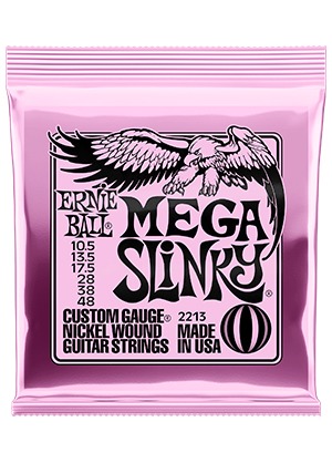 [일시품절] Ernie Ball 2213 Nickel Wound Mega Slinky 어니볼 메가 슬링키 일렉기타줄 (010.5-048 국내정식수입품)