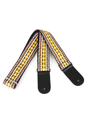 Wingo Music WS-107 Guitar &amp; Bass Strap Yellow 윙고뮤직 기타 베이스 스트랩 옐로우 (국내정식수입품)