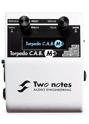 Two Notes Torpedo C.A.B. M+ 투노트 토피도 캐비넷 인 어 박스 엠 플러스 IR 캐비넷 시뮬레이터 (국내정식수입품)