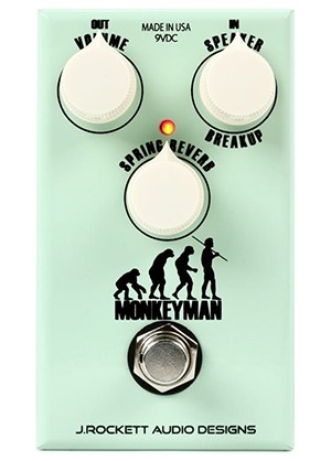 Rockett Pedals Monkeyman 로켓페달 몽키맨 오버드라이브 스프링 리버브 (국내정식수입품)