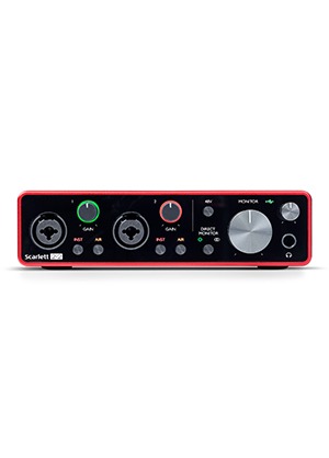 Focusrite Scarlett 2i2 3rd Gen 포커스라이트 스칼렛 투아이투 USB 오디오 인터페이스 3세대 (국내정식수입품)