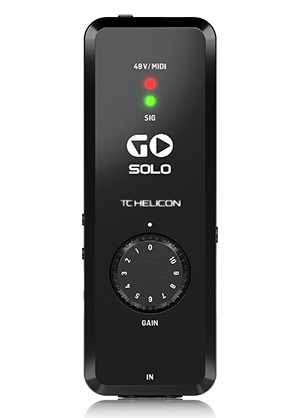 TC Helicon Go Solo 티씨헬리콘 고 솔로 모바일 USB 오디오 인터페이스 (국내정식수입품)