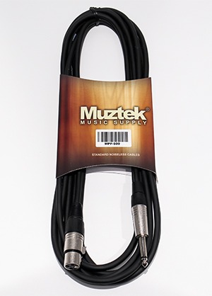 Muztek MPF-500 Microphone Cable 뮤즈텍 마이크 케이블 (XLR Female,TS,5m 국내정품 당일발송)