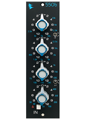 API 550B Discrete 4 Band EQ 에이피아이 디스크리트 포 밴드 이퀄라이저 500 시리즈 모듈 (국내정식수입품)