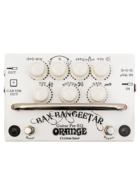 Orange Bax Bangeetar Guitar Pre-EQ White 오렌지 백스 뱅기타 기타 프리 이큐 페달 화이트 (국내정식수입품)