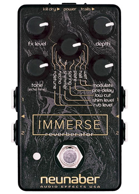 Neunaber Audio Effects Immerse Reverberator 뉴네이버오디오이펙츠 이머스 리버브레이터 스테레오 리버브 (국내정식수입품)