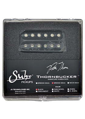 Suhr Thornbucker Pete Thorn Signature Bridge Black 써 쏜버커 피터 쏜 시그니처 브릿지 블랙 (50mm 국내정식수입품)