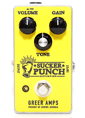 Greer Amps Sucker Punch Distortion 그리어앰프스 서커 펀치 디스토션 (국내정식수입품)