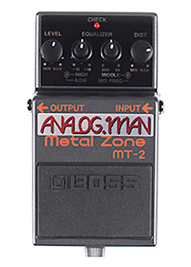 Analog Man Boss MT-2/Pro Distortion 아날로그맨 보스 메탈존 프로 디스토션 모디파이 버전 (국내정식수입품)