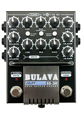 AMT Electronics SS-30 Bulava Guitar Preamp 에이엠티일렉트로닉스 에스에스서티 불라바 3채널 기타 프리앰프 (국내정식수입품)