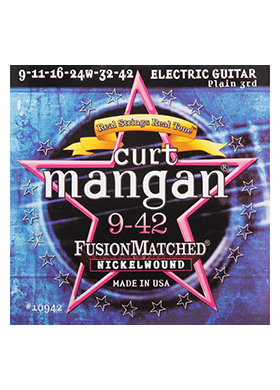 Curt Mangan 10942 Nickel Wound 커트 망간 니켈 일렉기타줄 (009-042 국내정식수입품 당일발송)