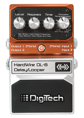 DigiTech HardWire DL-8 Delay/Looper 디지텍 하드와이어 딜레이 루퍼 (국내정식수입품)