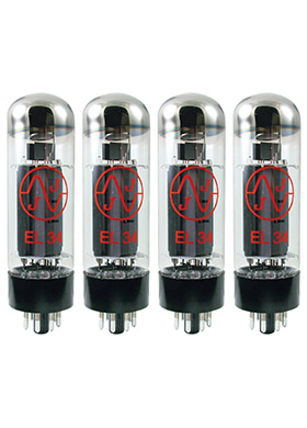 [일시품절] JJ Electronic EL34 Quad Matched Power Vacuum Tube 제이제이일렉트로닉 쿼드 매칭 파워앰프 진공관 (4개/1세트 국내정식수입품)