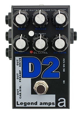 AMT Electronics D2 Legend Amp Series II Diezel 에이엠티일렉트로닉스 디투 디젤 앰프 시뮬 프리앰프 (국내정식수입품)