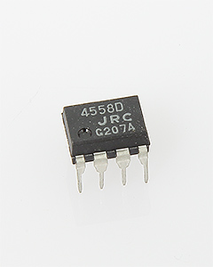 JRC 4558D Dual High Gain Op Amp Dip-8pin IC 듀얼 하이게인 오피앰프 (8핀 DIP 국내정식수입품)