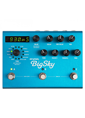 Strymon Big Sky 스트라이먼 빅스카이 리버브 머신 (국내정식수입품)