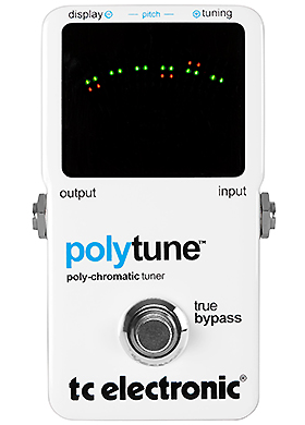 TC Electronic PolyTune Chromatic Tuner 티씨일렉트로닉 폴리튠 페달 튜너 (국내정식수입품)