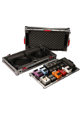 [일시품절] Gator Cases G-TOUR Black Pedalboard Large Hardcase Wheels 게이터 지투어 블랙 페달보드 라지 하드케이스 휠 (국내정식수입품)