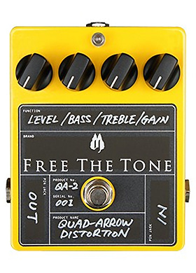 Free The Tone QA-2 Quad-Arrow Distortion 프리더톤 쿼드 애로우 디스토션 (국내정식수입품)