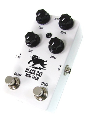 Black Cat Pedals Mini Trem White 블랙캣페달스 미니 트렘 트레몰로 클린 부스터 화이트 (국내정식수입품)