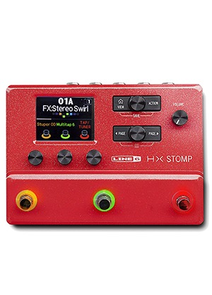 Line6 HX Stomp Red 라인식스 에이치엑스 스톰프 레드 한정판 (국내정식수입품)