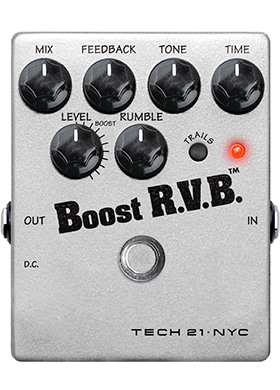 Tech 21 Boost R.V.B. with Trails 테크투엔티원 부스트 아날로그 리버브 에뮬레이터 (국내정식수입품)