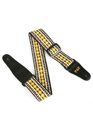 Wingo Music WS-113 Guitar &amp; Bass Strap Brown 윙고뮤직 기타 베이스 스트랩 브라운 (국내정식수입품)