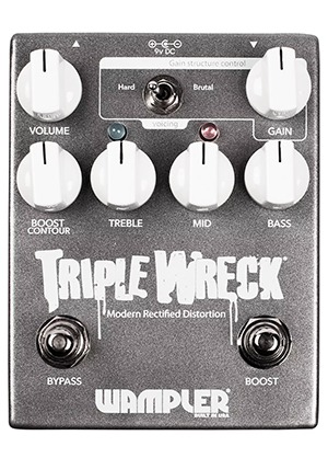 Wampler Triple Wreck Modern Rectified Distortion 웜플러 트리플렉 모던 렉티파이드 디스토션 (국내정식수입품)