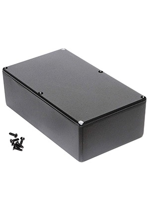 Hammond 1590R1BK Enclosure Aluminum Diecast Black 하몬드 인클로저 알루미늄 다이캐스트 블랙 (국내정식수입품)